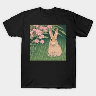 Brown Mini Satin Rabbit Mini Rex Bunny T-Shirt